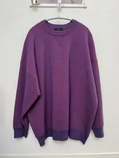 【完売品】 JEANASIS 12GWジャガードボリュームスリーブプルオーバー