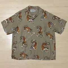 【完売】ワコマリア 虎 レーヨン アロハシャツ WACKO MARIA - WACKOMARIA ワコマリア リーペリーアロハシャツ