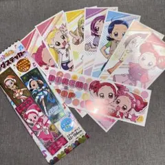 おジャ魔女どれみ ロングステッカー セミコンプ 私服ver. 8枚セット