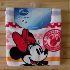 ☆新品&未使用&タグ付き【ディズニー ミニーちゃん】ハンドタオル 2枚set☆