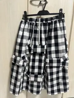 26SS COMME des GARCONS GIRLチェック柄 フレアスカート
