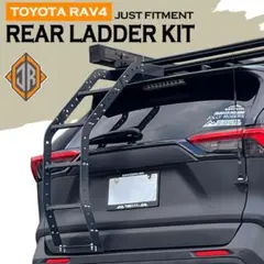 再入荷 RAV4 50系 リアラダー アルミ製 ラック キャリア ブラック 外装 再入荷 RAV4 50系 リアラダー アルミ製 ラック キャリア ブラック 外装