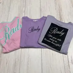 @riyo ※プロフィール確認下さい 様 ちびrady 長袖 Tシャツ 3点