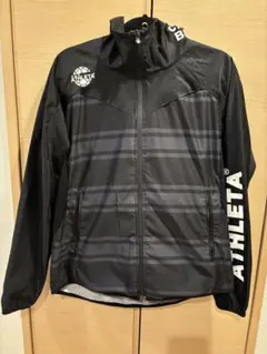 アスレタ ATHLETA ウィンドブレーカー Lサイズ カフェドブラジル 黒