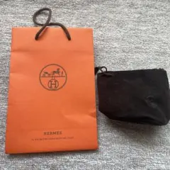 【正規品】HERMESエルメス 保存袋 巾着袋 と紙袋付き