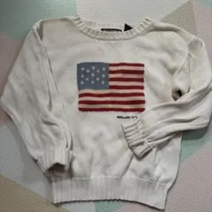 Ralph Lauren アメリカ国旗セーター サイズ4/5