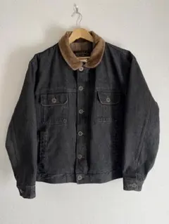 eddie bauer 黒タグ　ブラックデニムジャケット　2nd型