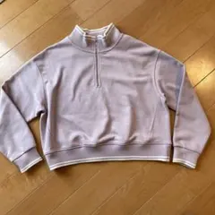 レディース　ジッパー付きトレーナー