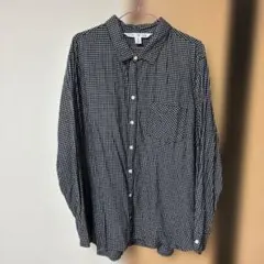 OLD NAVYオールドネイビー　チェックコットン長袖シャツXXL size