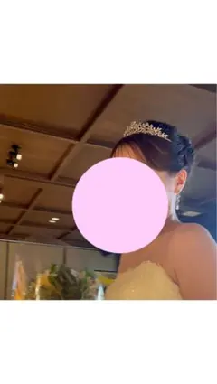 ティアラ　ネックレス　ピアス　ウェディング