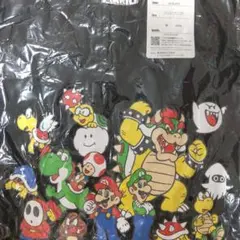 スーパーマリオ キャラクターTシャツ Lサイズ ブラック