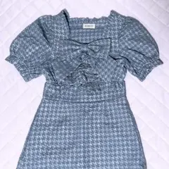 bubbles チェック セットアップ BUBBLES チェックデニム調セットアップ - メルカリ
