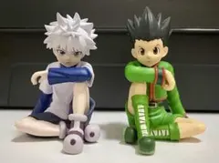 HUNTER×HUNTER ガチャ　すわらせ隊リアル　2体セット　ゴン　キルア