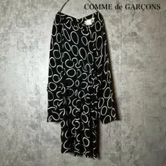 90s COMME de GARÇONS ドルマン 総柄ワンピース N3570のサムネイル