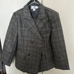 フォーマルスーツセット グレー系チェック