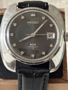 SEIKO45KS●キングセイコー ●45-8000 手巻き●ブラック●腕時計 2025年最新】45-8000 KSの人気アイテム - メルカリ