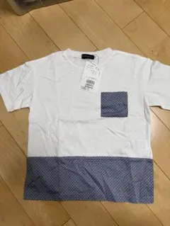 【新品未使用】BEBE ポケット付きTシャツ ホワイト