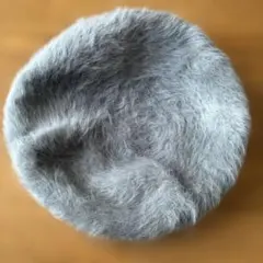 グレー ベレー帽