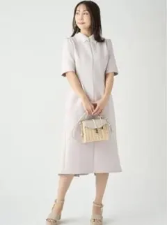 美品✨セルフォード バリエーションプリーツワンピース チェック