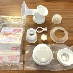 電動搾乳機 ピジョン ハンディフィットプラス　＋おまけ（ブリーザーバック11枚）