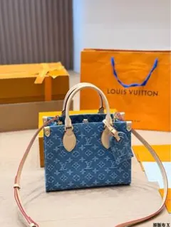 デニム　ハンドバック　ショルダーバック　ノベルティのサムネイル