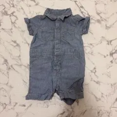 BabyGAP デニム 半袖カバーオール 6~12
