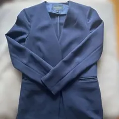 BANANA REPUBLIC ノーカラージャケット 00 ネイビーのサムネイル