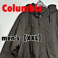 A44 【Columbia】フード付ジャケット【XXL】ダークブラウン