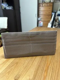 LIZDAYS 長財布 グレージュ レザーのサムネイル