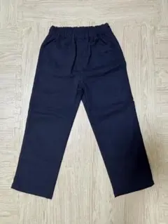 《新品、未使用》キッズ ロングパンツ（ストレート）ネイビー