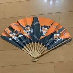 GIANTS 扇子 オレンジと黒のデザイン　　27㎝丈