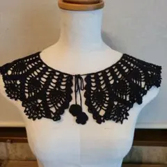 ︎✿ かぎ編み シュシュドママン 風 付け襟 ︎✿