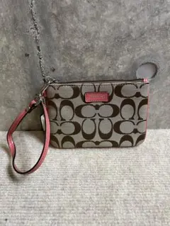 COACHシグネチャー柄 リストレット ポーチのサムネイル