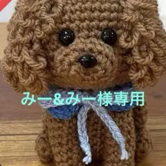 トイプードル あみぐるみ (大) ✨みー&みー様専用✨