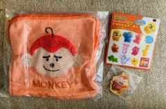 【新品】たべっ子どうぶつTHEMOVIE さるグッズセット