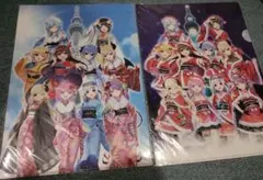 ホロライブ クリアファイル スカイツリー コラボ お正月 クリスマス 2021