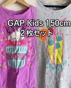 GAP Kids ギャップキッズ 150 半袖 Tシャツ 2枚セット 女の子のサムネイル