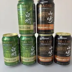 サントリー ハイボール 白州・山崎 各3缶(合計6缶)のサムネイル