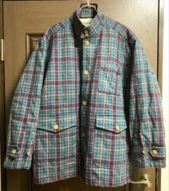 ビンテージ FOREST WALKERS ボアジャケット グリーンチェック