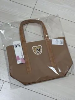 フェイラー オールドテディ ワッペントートバッグ Ｌ　小 ベージュ