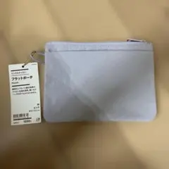 無印良品リンクルナイロン フラットポーチ M ピンクのサムネイル