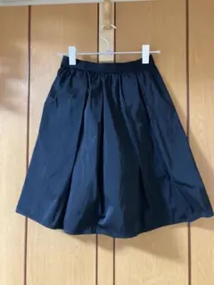 リバーシブルスカート　膝上丈　形状記憶