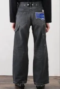 DAIRIKU ペインターパンツ　デニムパンツ　M Vintage Washed Painter Denim Wide Pants | DAIRIKU(ダイリク