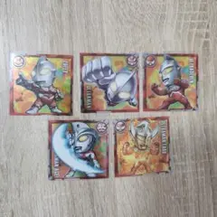 ウルトラマン シールウエハース ①① 6兄弟セミコンプ