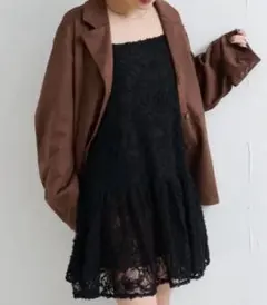 Kastane フェザーライクレースチュニック