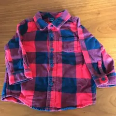 ベビーギャップ　ネルシャツ　フランネル　チェックシャツ 90