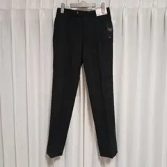 【！訳あり品です！】ユニクロ ストレッチウールパンツ 76cm黒 ウール生地布地