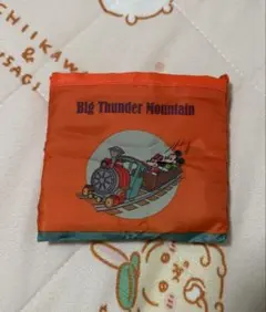 東京ディズニーリゾート　カプセルトイ　エコバッグ　オレンジ