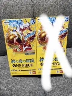 大手家電量販店購入】ワンピースカード 神の島の冒険 1BOX テープ