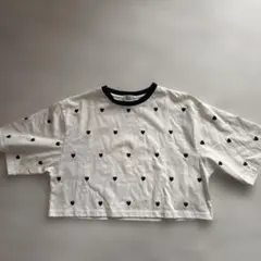 VEHEMENT.. ハート柄 刺繍 Tシャツ ホワイト M